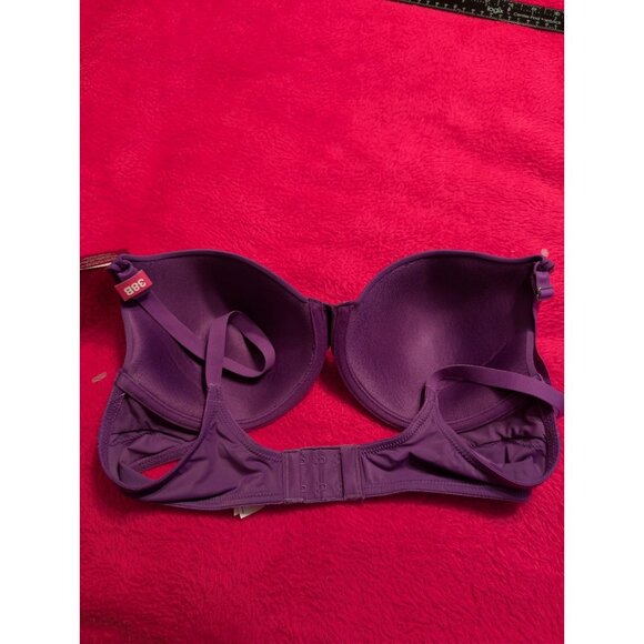 Maidenform Sweet Nothings Purple T-Shirt Bra Lace Trim Style SN1321 38B NWT - Picture 7 of 9
